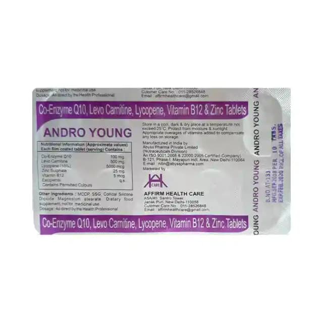 Andro Young . (1 Strip Of 10 tablets)