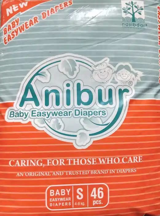 Anibur Baby Easywear Diaper Small (1 Packet Of 46 pieces)