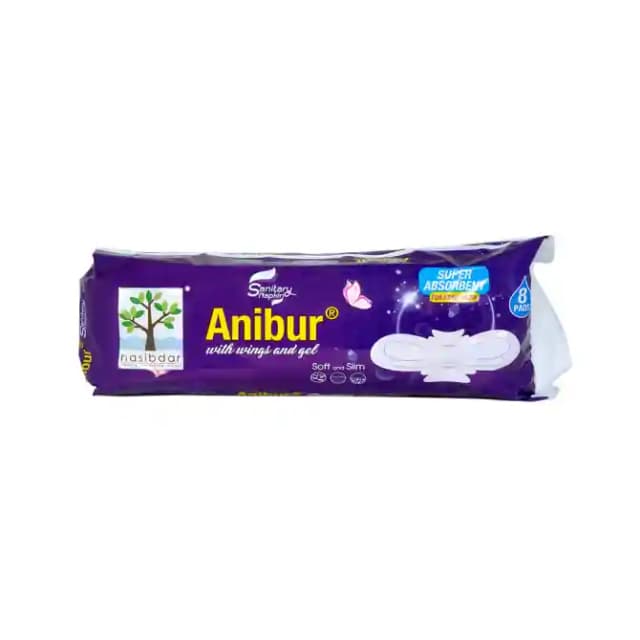 Anibur Sanitary Napkin Regular (1 Packet Of 8 pads)