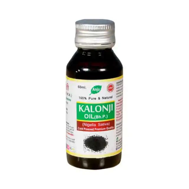 Anju 100% Pure & Natural Kalonji Oil (1 Bottle of 60 ml Oil)