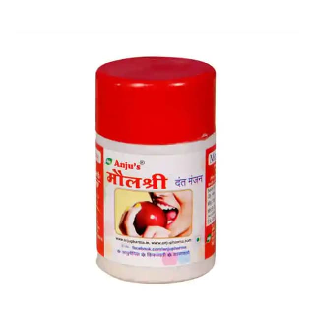 Anju Moulshree Tooth Powder (1 Bottle of 50 gm Powder)