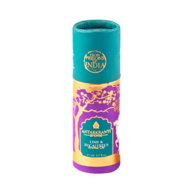 Antarkranti Aroma Oil Lime & Eucalyptus (1 Bottle of 15 ml Oil)