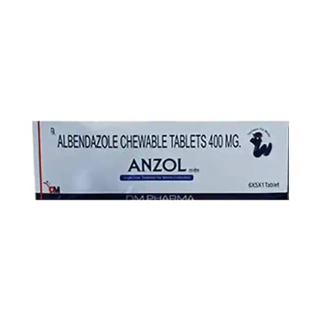 Anzol Chewable (1 Chewable tablets in 1 strip)