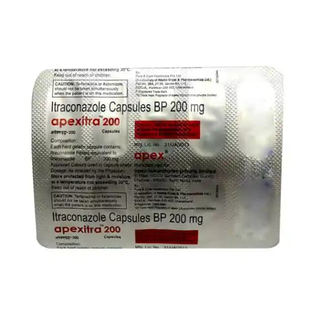 Apexitra 200 (10 capsules in 1 strip)