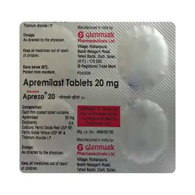Aprezo 20 (4 tablets in 1 strip)