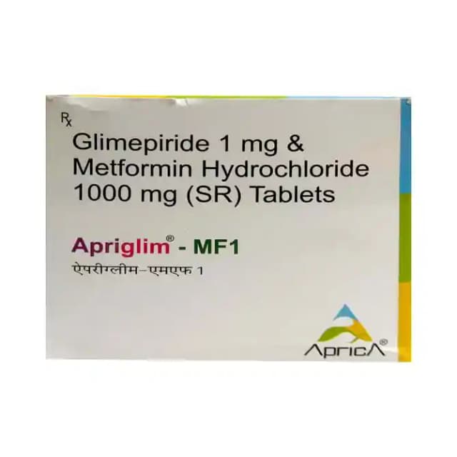 Apriglim MF 1 SR (15 tablets sr in 1 strip)