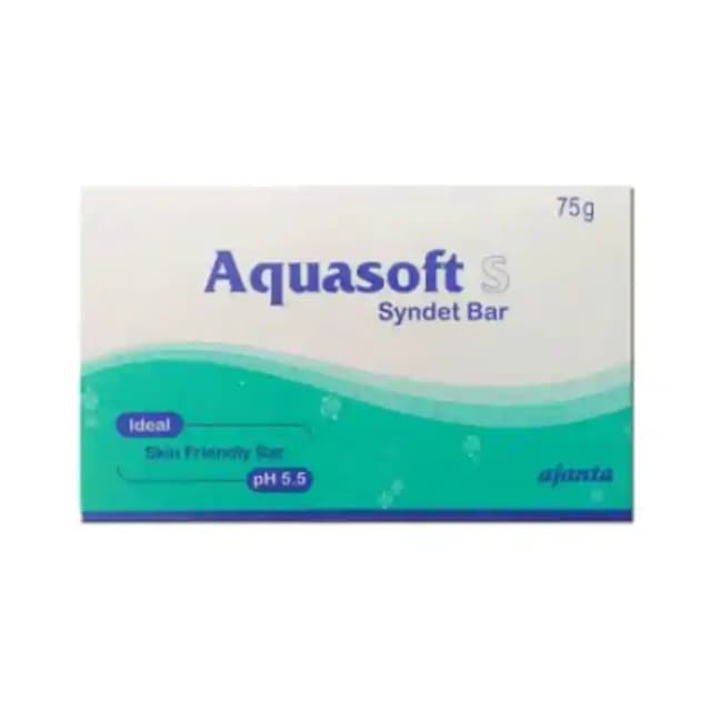 Aquasoft S Syndet Soap (1 Packet Of 75 gm Soap)