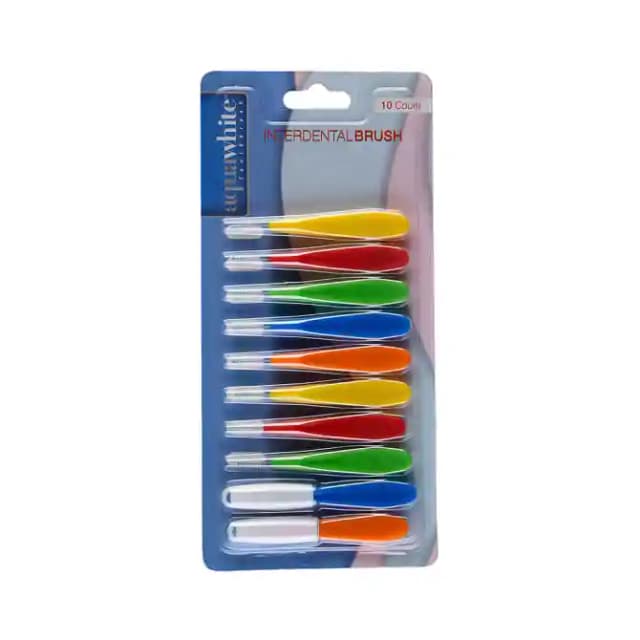 Aquawhite Interdental Brush (1 Packet Of 10 Dental Brush)