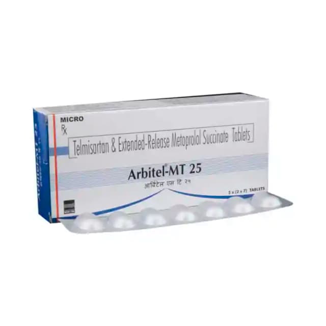 Arbitel MT 25 ER (7 tablets er in 1 strip)