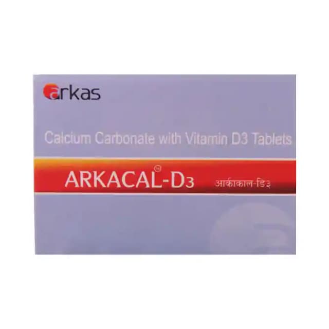 Arkacal D3 (1 Strip Of 10 tablets)