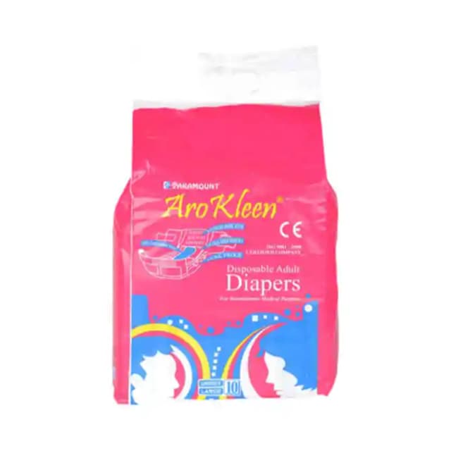 Arokleen Adult Diaper Large (1 Packet Of 10 pieces)