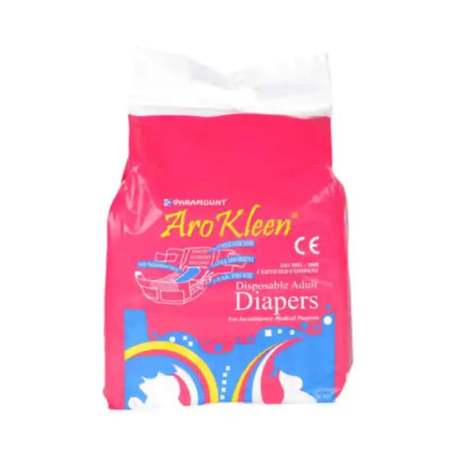 Arokleen Adult Diaper Medium (1 Packet Of 10 pieces)