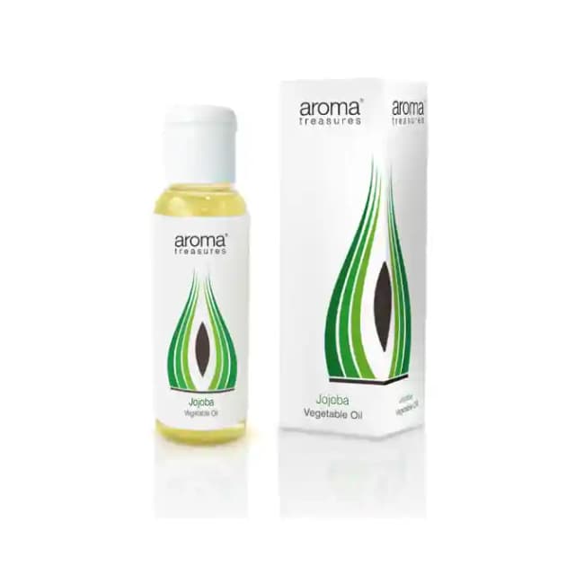 Aroma Treasures Jojoba Vegetable Oil (1 Bottle of 50 ml Oil)