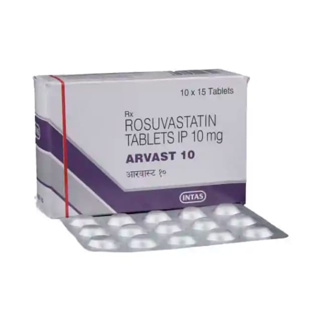 Arvast 10 (15 tablets in 1 strip)