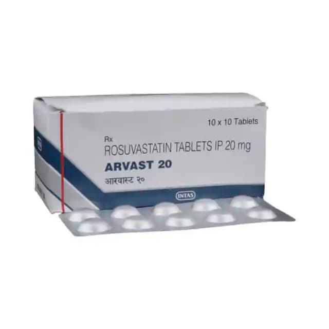Arvast 20 (10 tablets in 1 strip)