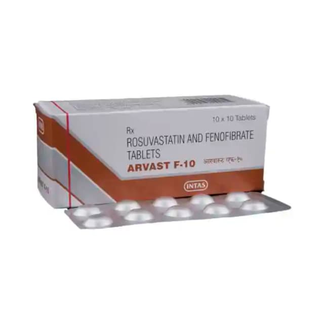 Arvast F 10 (10 tablets in 1 strip)