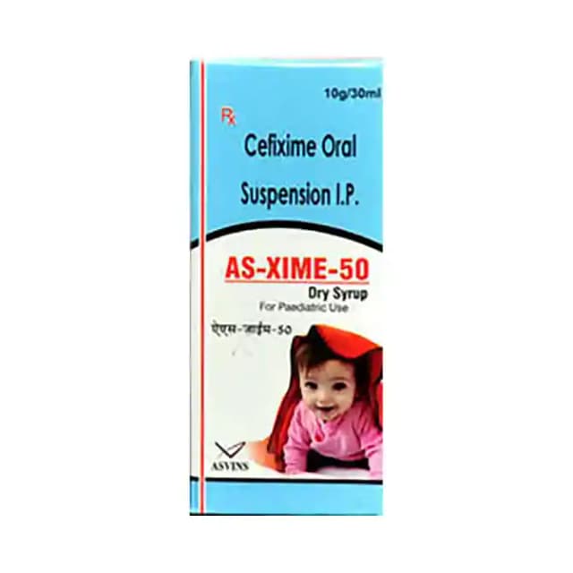 As Xime 50 Dry Syrup (30 ml in 1 bottle)