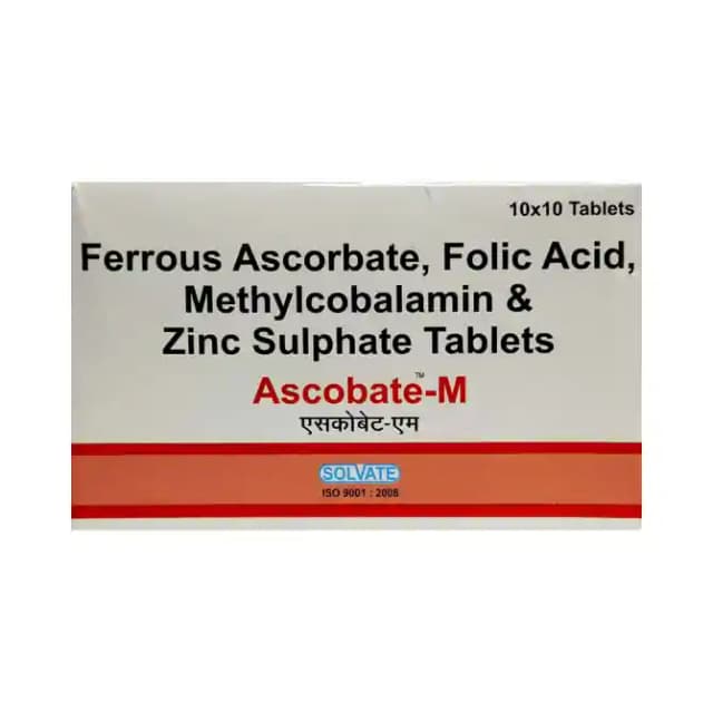 Ascobate M (1 Strip Of 10 tablets)