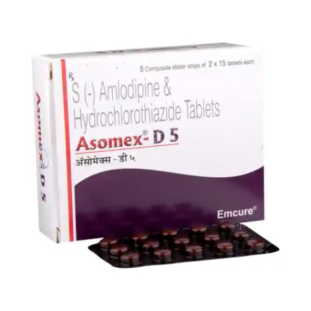 Asomex D 5 (15 tablets in 1 strip)