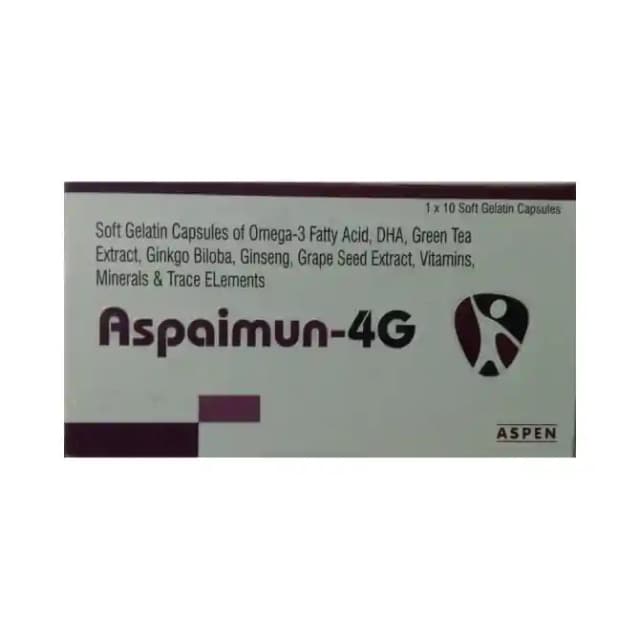 Aspaimun 4G (1 Strip Of 10 capsules)