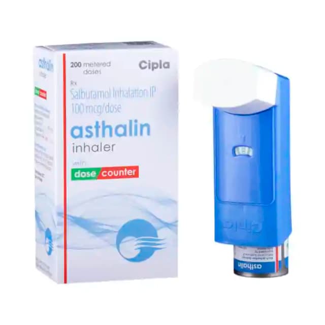 Asthalin 100mcg Inhaler (200 MDI in 1 packet)
