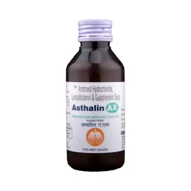 Asthalin AX Syrup (100 ml in 1 bottle)