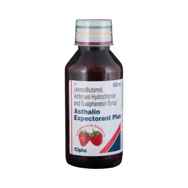 Asthalin Plus Expectorant (100 ml in 1 bottle)