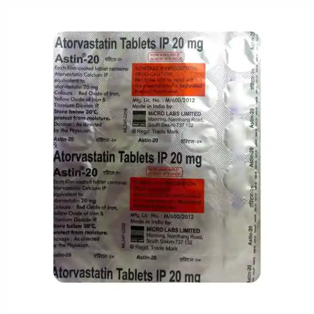 Astin 20 (30 tablets in 1 strip)