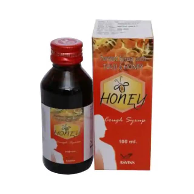 Asvins Honey Cough Syrup (1 Bottle of 100 ml Syrup)
