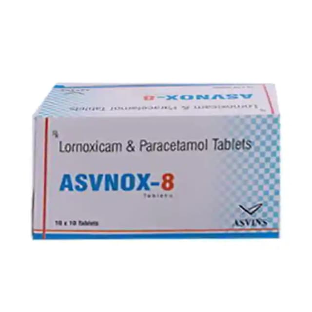Asvnox 8 (10 tablets in 1 strip)