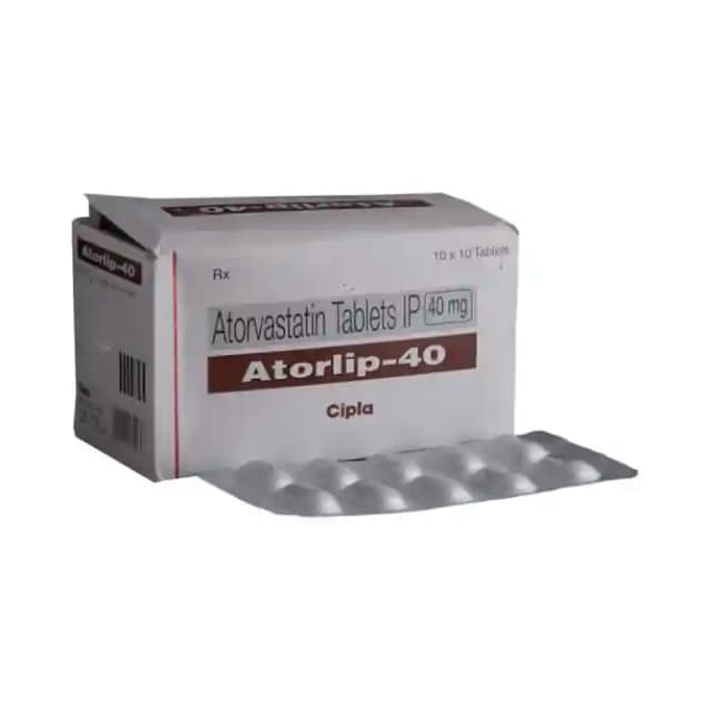 Atorlip 40 (10 tablets in 1 strip)