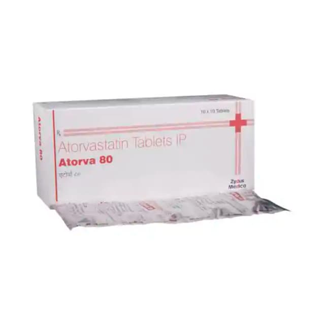 Atorva 80 (10 tablets in 1 strip)