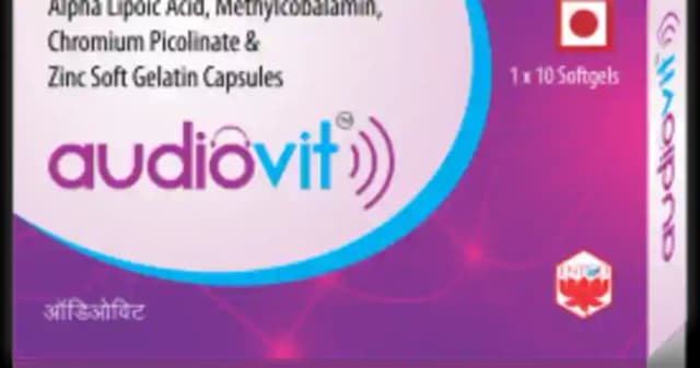 Audiovit Softgel (10 Capsules in 1 strip)