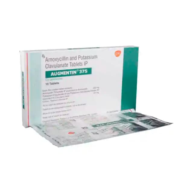 Augmentin 375 (10 tablets in 1 strip)
