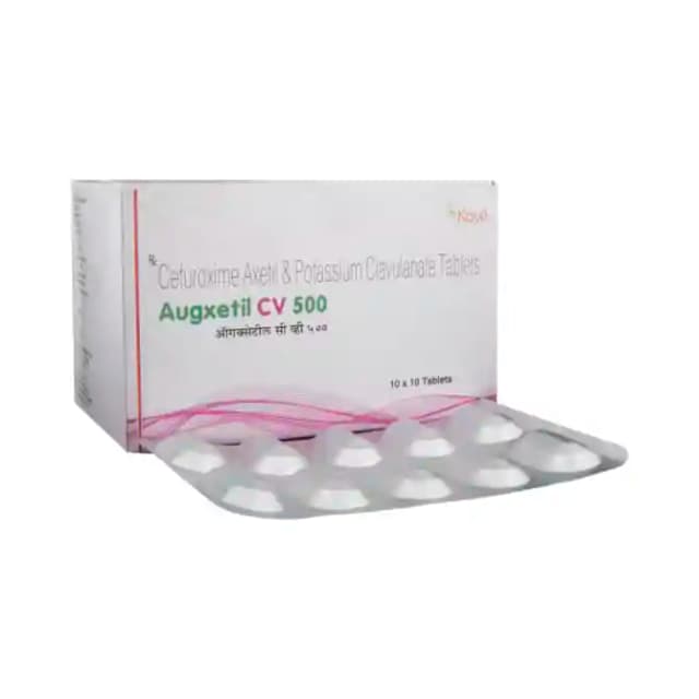Augxetil CV 500 (10 tablets in 1 strip)