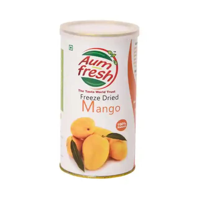 Aum Fresh Freeze Dried Mango (1 Tinof25 gm Dry Fruits)