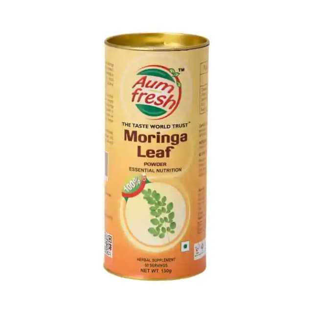 Aum Fresh Moringa Leaf Powder (1 Tinof150 gm Powder)