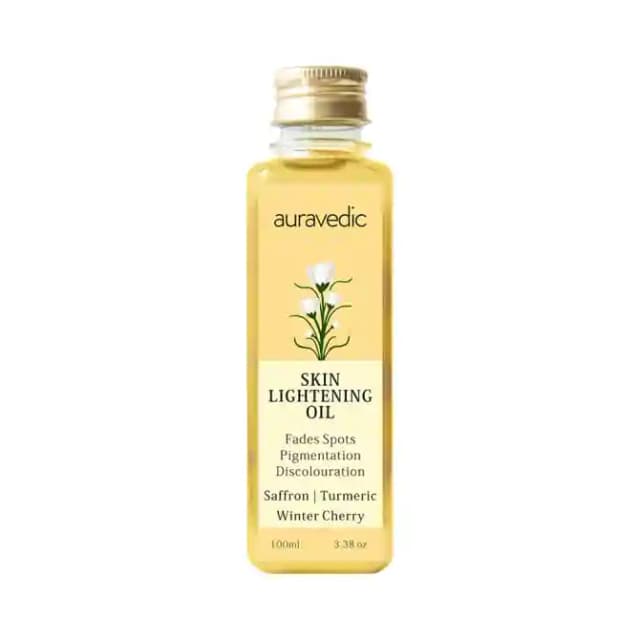 Auravedic Skin Lightening Oil (1 Bottle of 100 ml Oil)