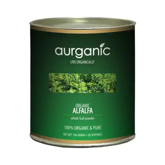 Aurganic Alfalfa Powder (1 Tinof100 gm Powder)