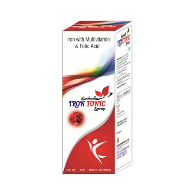 Aushadh Iron Tonic Syrup (1 Bottle of 200 ml Syrup)