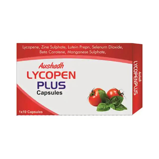 Aushadh Lycopen Plus (1 Strip Of 10 capsules)