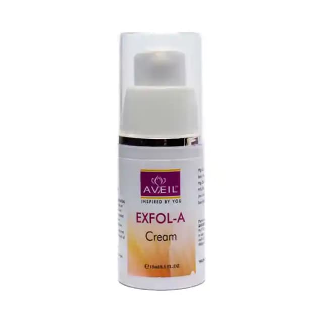 Aveil Exfol A Cream (1 Pump Bottle of 15 ml Cream)