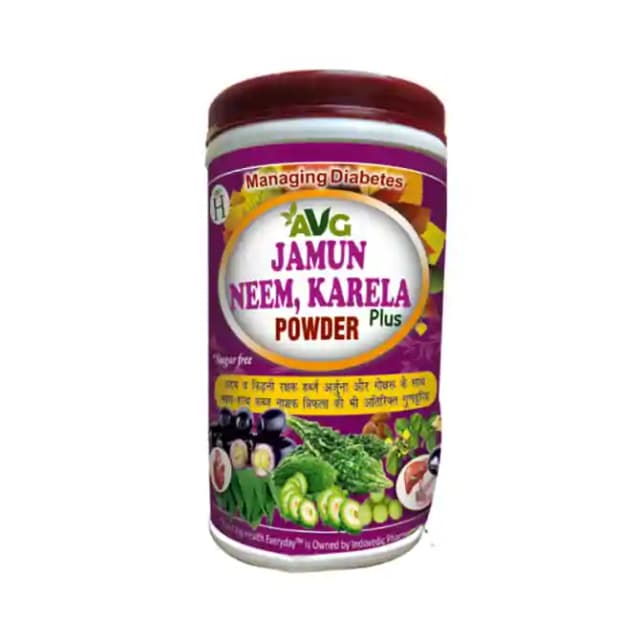 AVG Jamun, Neem and Karela Plus Powder (1 Jar Of 200 gm Powder)