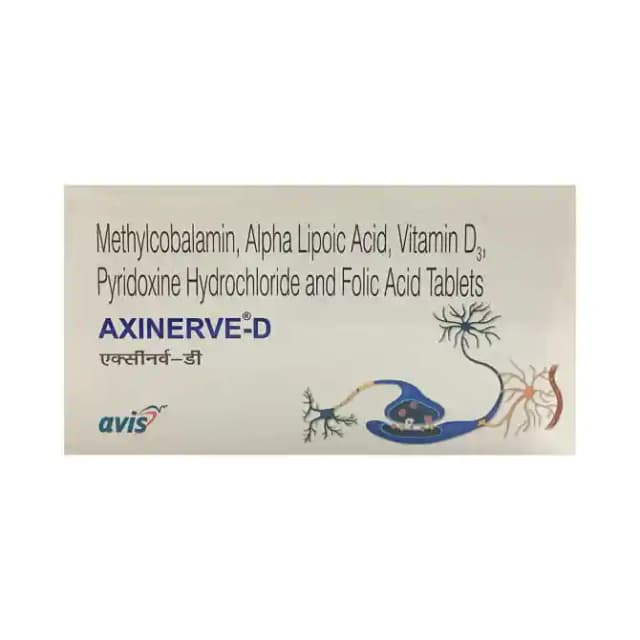 Axinerve D (1 Strip Of 10 tablets)