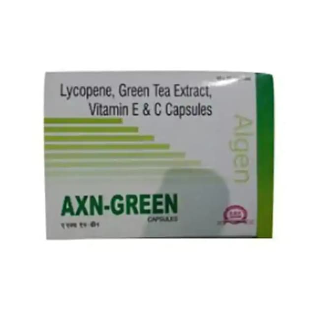 AXN Green (1 Strip Of 10 capsules)