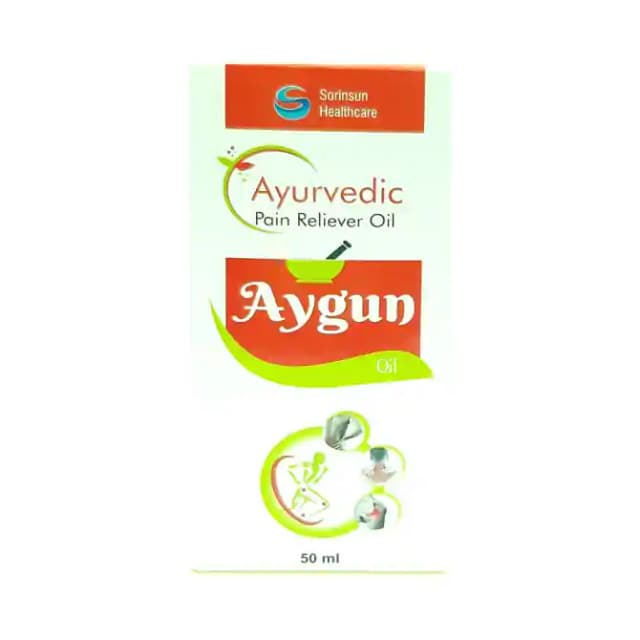 Aygun Ayurvedic Pain Reliever Oil (1 Bottle of 50 ml Oil)