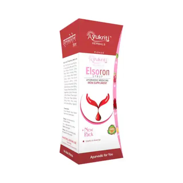 Ayukriti Herbals Elsoron Syrup (1 Bottle of 200 ml Syrup)