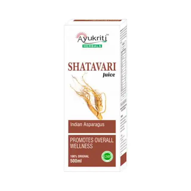 Ayukriti Herbals Shatavari Juice (1 Bottle of 500 ml Juice)