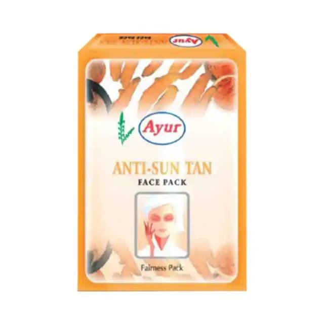 AYUR Anti Sun Tan Face Pack (1 Packet Of 100 gm Face Pack)
