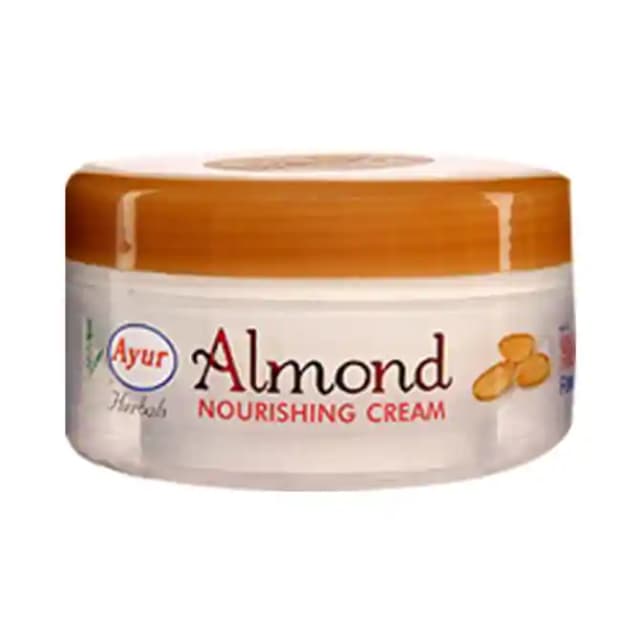 Ayur Herbal Almond Nourishing Cream (1 tube of 75 ml Cream)